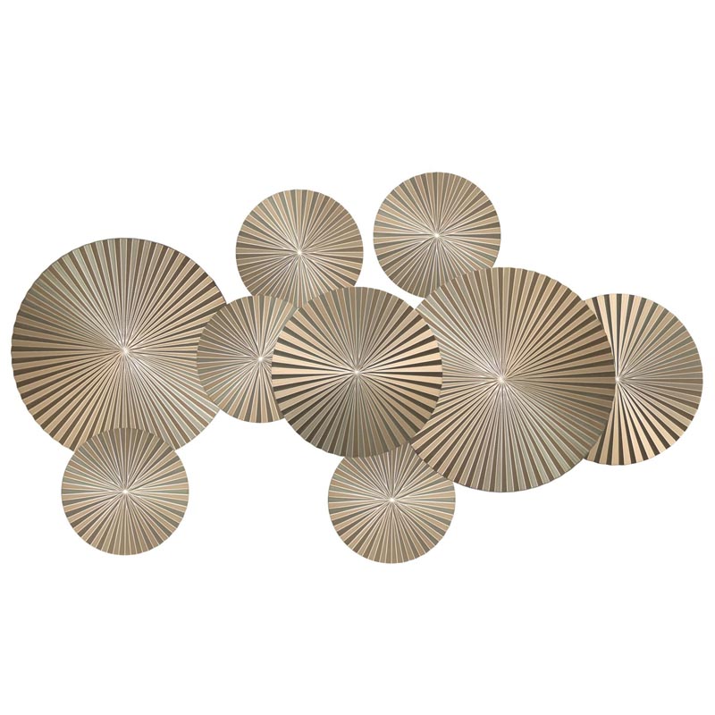 Арт-объект Apollo Champagne Wall Plaque Disc 9 Золотой Шампань Арт-объект Apollo Champagne Wall Plaque Disc 9 Золотой Шампань в Брянске | Loft Concept