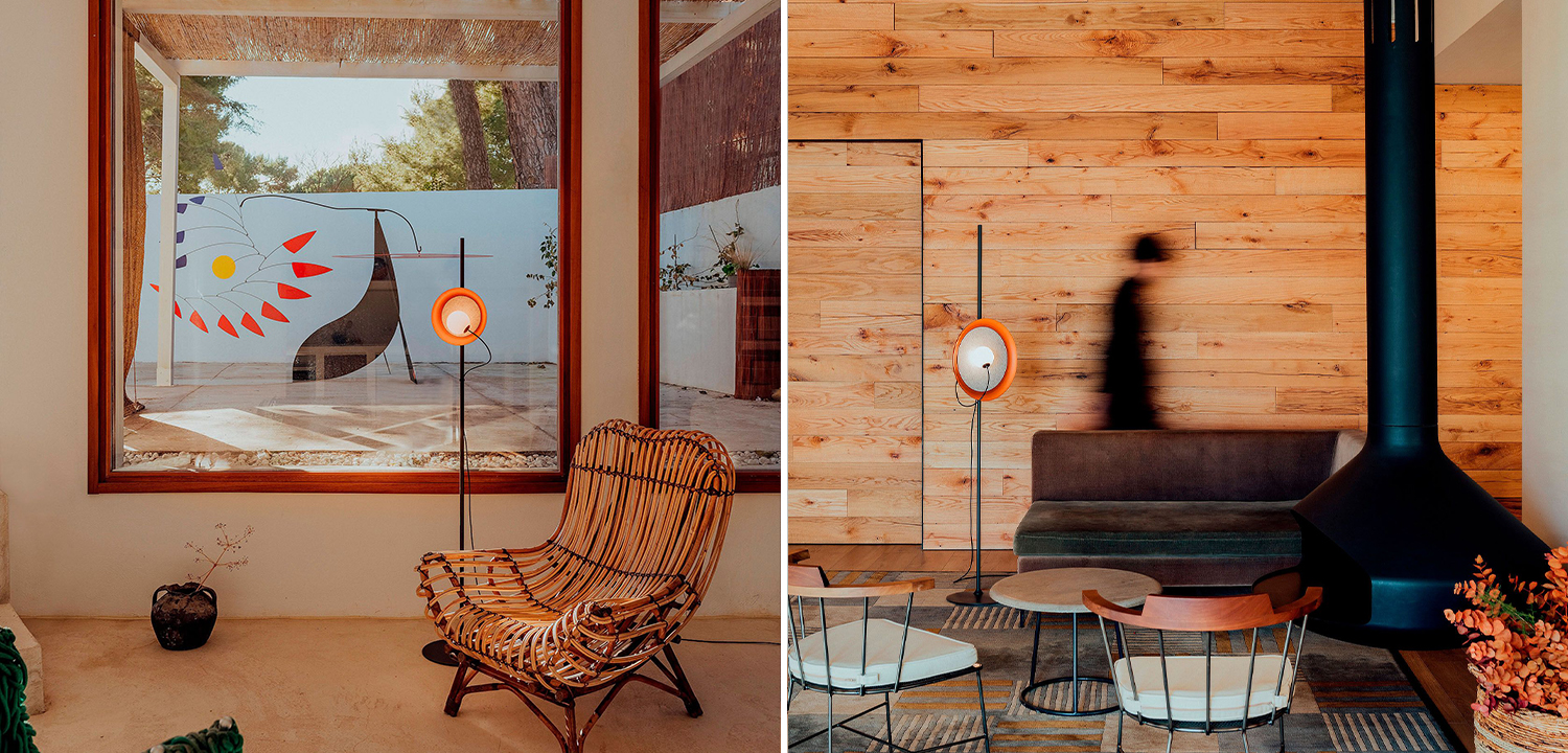 Напольный светильник с магнитным плафоном MARGOTT FLOR LAMP - фото №1