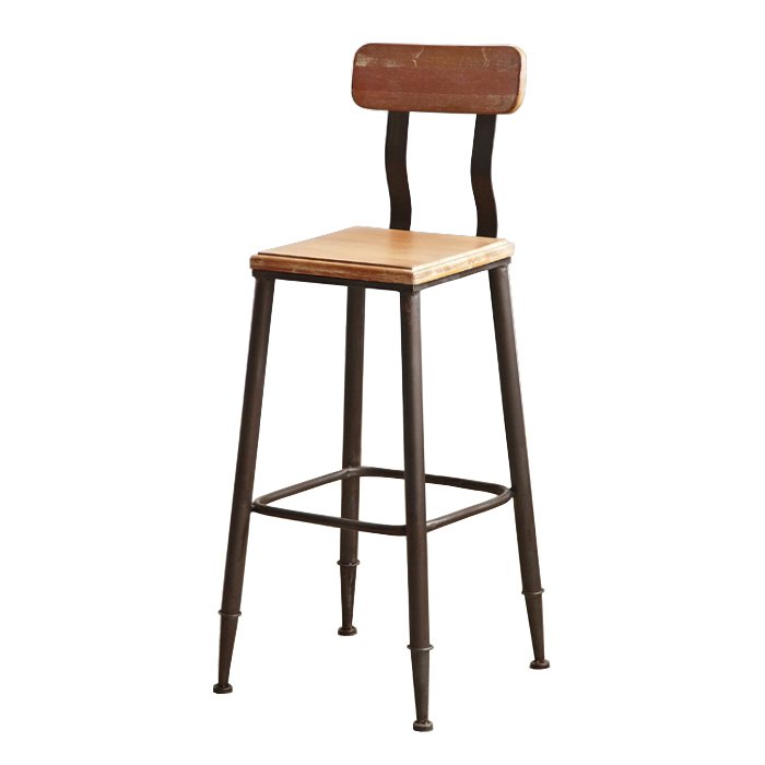 Барный стул Loft Wooden Белый дуб Коричневый Барный стул Loft Wooden Белый дуб Коричневый в Брянске | Loft Concept