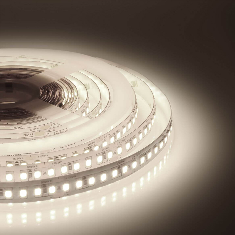 Светодиодная лента 18W/m 168Led/m 2835SMD теплый белый Белый Светодиодная лента 18W/m 168Led/m 2835SMD теплый белый Белый в Брянске | Loft Concept