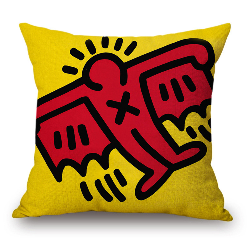 Подушка Keith Haring 18 Мульти Подушка Keith Haring 18 Мульти в Брянске | Loft Concept