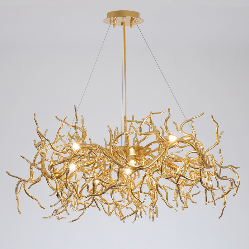 Люстра Felicite Gold Branches Chandelier Золотой Люстра Felicite Gold Branches Chandelier Золотой в Брянске | Loft Concept