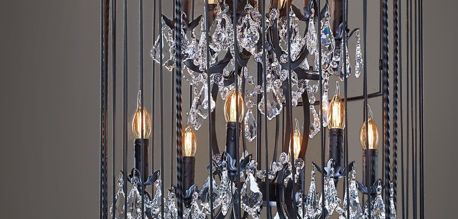 Люстра Steampunk Birdcage Chandelier 60 black Люстра Steampunk Birdcage Chandelier 60 black - Loft-Concept в Брянске
