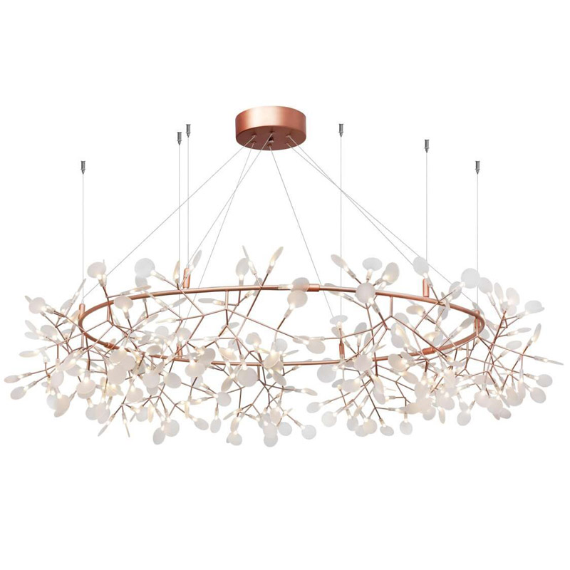Люстра Heracleum rose gold 160 Розовое золото Белый в Брянске | Loft Concept 