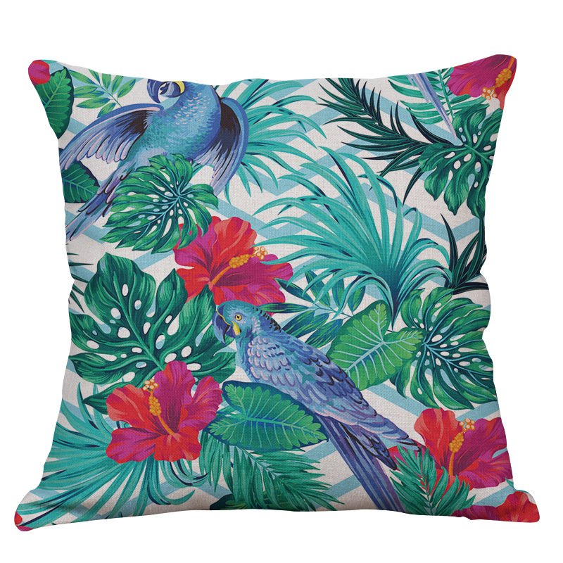 Декоративная подушка Tropical birds Мульти Декоративная подушка Tropical birds Мульти в Брянске | Loft Concept