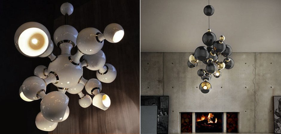 Люстра Atomic Suspension black Delightfull - фото №2