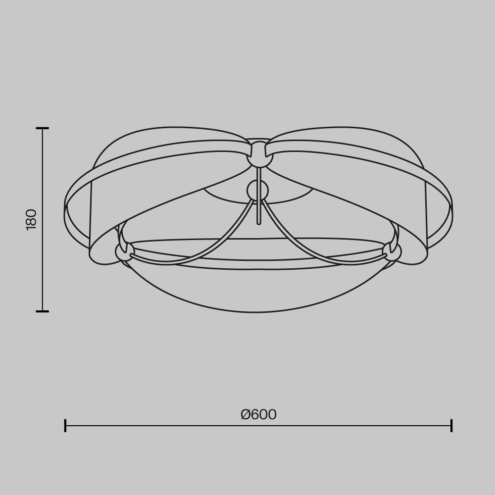 Потолочный светильник Breeze 3000К 45Вт в Брянске