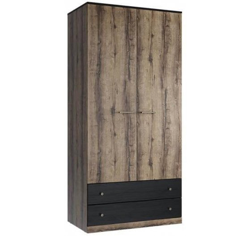 Шкаф Frederick Wardrobe две двери Дуб темный Шкаф Frederick Wardrobe две двери Дуб темный в Брянске | Loft Concept