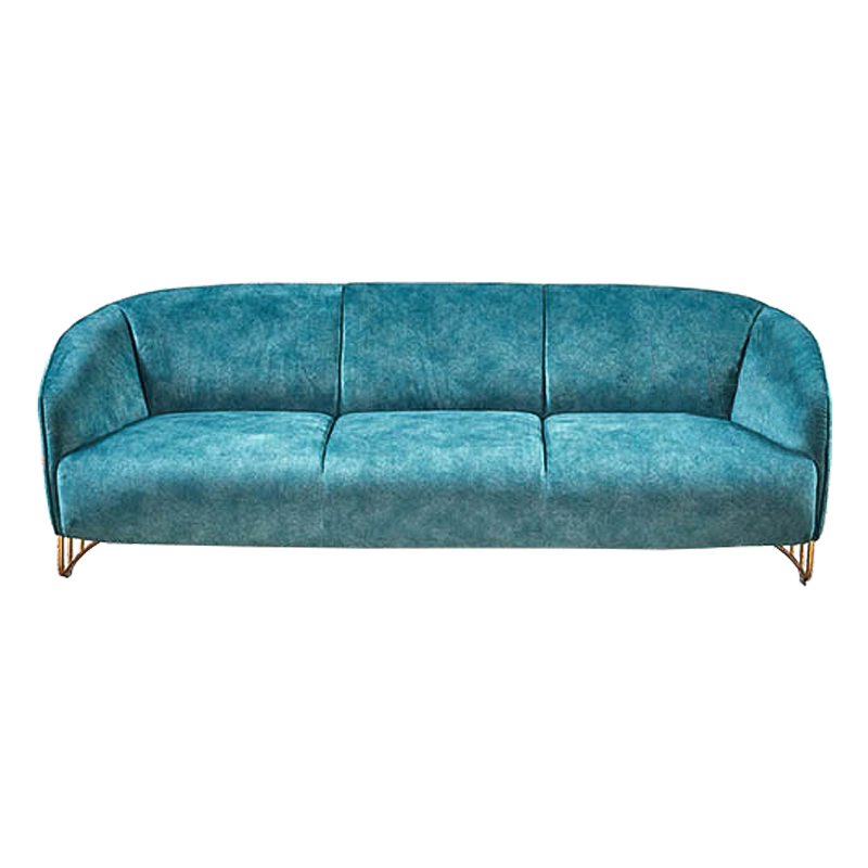 Диван Turquoise Ripples Sofa Бирюзовый Латунь Диван Turquoise Ripples Sofa Бирюзовый Латунь в Брянске | Loft Concept