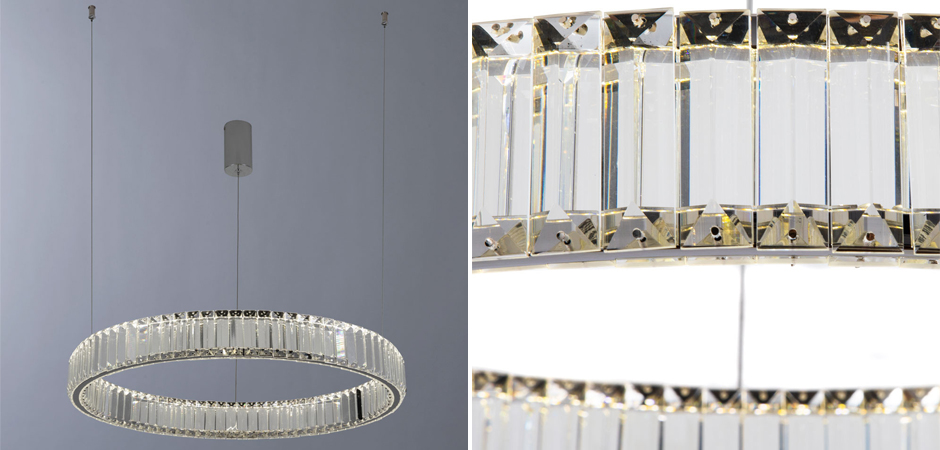 Хрустальная Люстра Crystal Ring Хром Хрустальная Люстра Crystal Ring Хром - Loft-Concept в Брянске