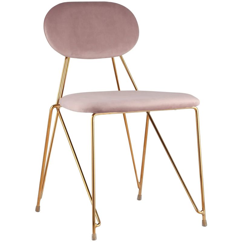 Стул Alice Chair Велюр Пастельно-Розовый Розовый пастельный Золотой Стул Alice Chair Велюр Пастельно-Розовый Розовый пастельный Золотой в Брянске | Loft Concept