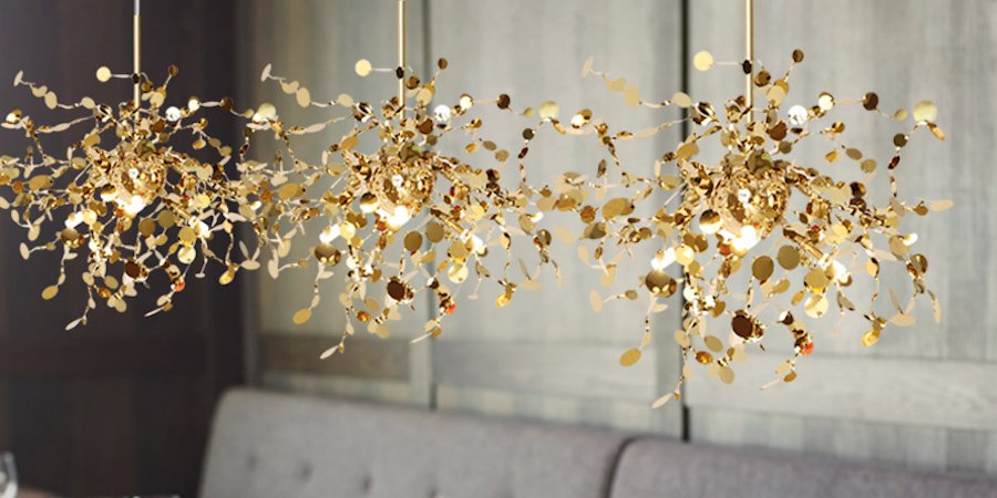 Люстра Terzani Argent Suspension Pendant lamp 40 Gold Люстра Terzani Argent Suspension Pendant lamp 40 Gold - Loft-Concept в Брянске