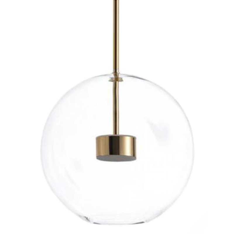 Подвесной Светильник Giopato & Coombes Bollr Pendant BUBBLE LAMP 1 шар золото Белый Золотой Прозрачное Стекло Подвесной Светильник Giopato & Coombes Bollr Pendant BUBBLE LAMP 1 шар золото Белый Золотой Прозрачное Стекло в Брянске | Loft Concept