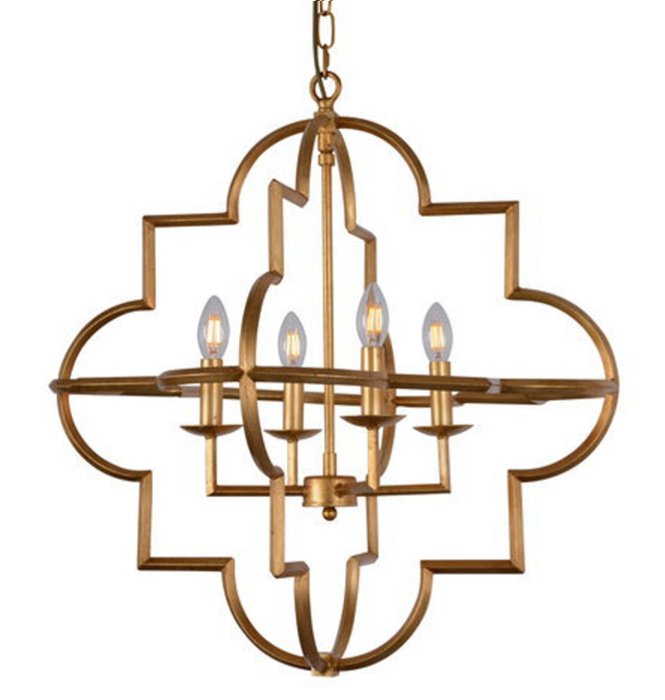 Люстра Mandeville Gold Chandelier Латунь Античная полированная Люстра Mandeville Gold Chandelier Латунь Античная полированная в Брянске | Loft Concept
