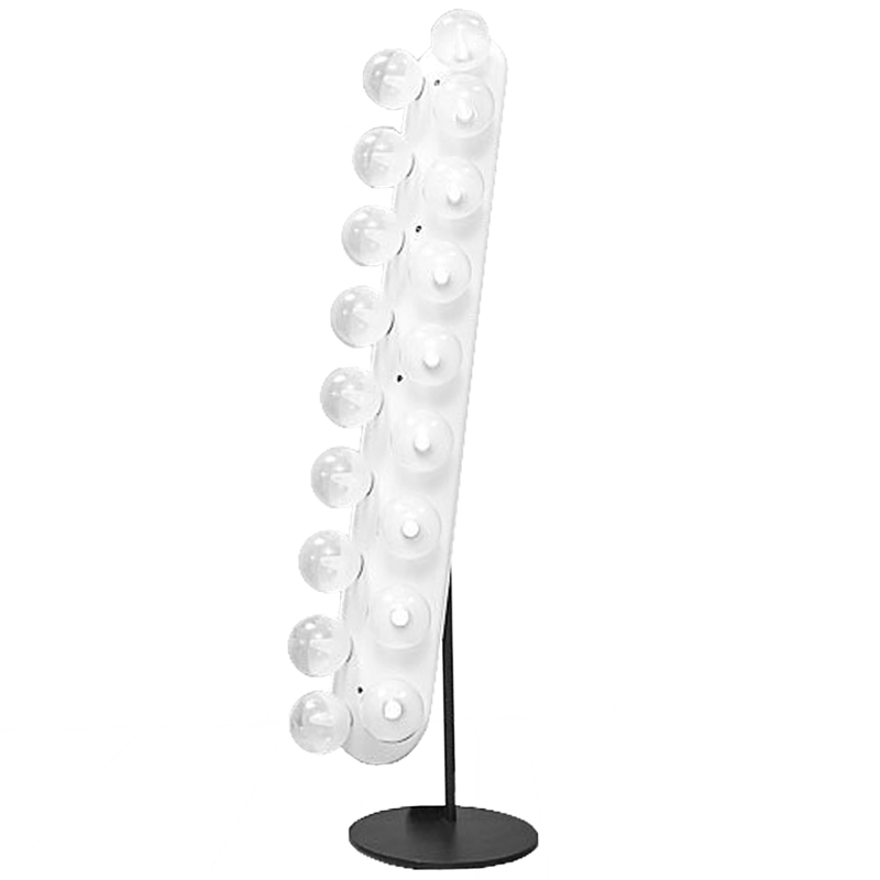 Напольная лампа Venier Floor lamp Белый Черный в Брянске | Loft Concept 