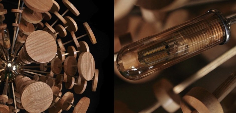Люстра Wooden Glowworm Sphere Люстра Wooden Glowworm Sphere - Loft-Concept в Брянске