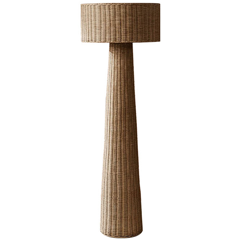 Торшер Wicker Furniture Poe Floor Lamp Коричневый Торшер Wicker Furniture Poe Floor Lamp Коричневый в Брянске | Loft Concept