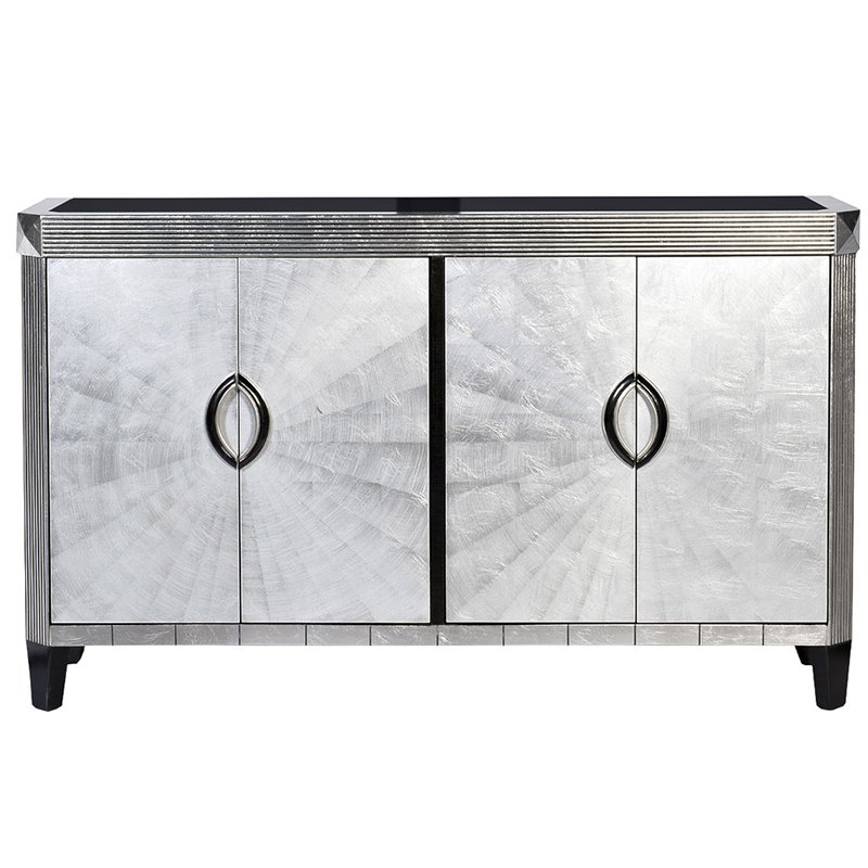 Комод в стиле Арт-деко Tarciso Chest of drawers Серебристый Серебряный Комод в стиле Арт-деко Tarciso Chest of drawers Серебристый Серебряный в Брянске | Loft Concept