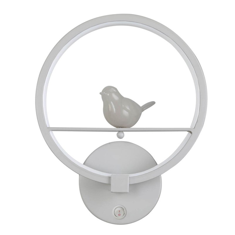 Бра Bird Ring Sconce white Белый Бра Bird Ring Sconce white Белый в Брянске | Loft Concept