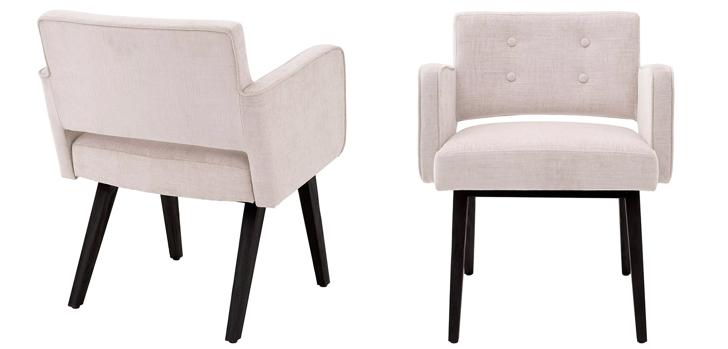 Стул Eichholtz Dining Chair Locarno Beige - фото №1