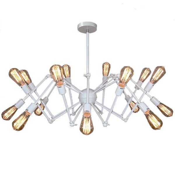 Cветильник Loft Sputnik Chandelier Spider White Белый Cветильник Loft Sputnik Chandelier Spider White Белый в Брянске | Loft Concept