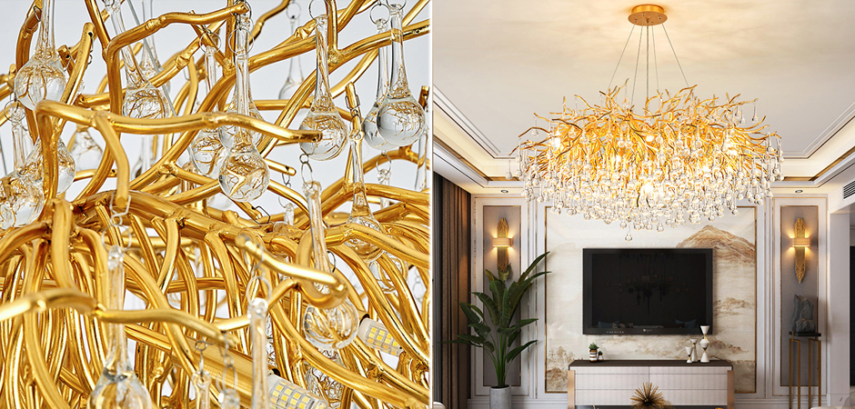 Люстра Droplet Chandelier circle - фото №1