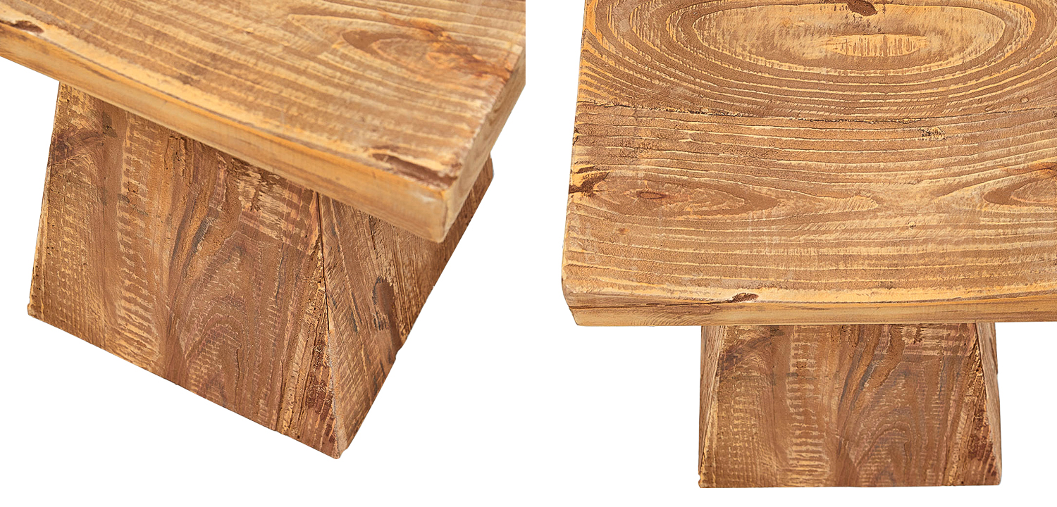 Табурет из массива сосны Sama Wood Tabouret - фото