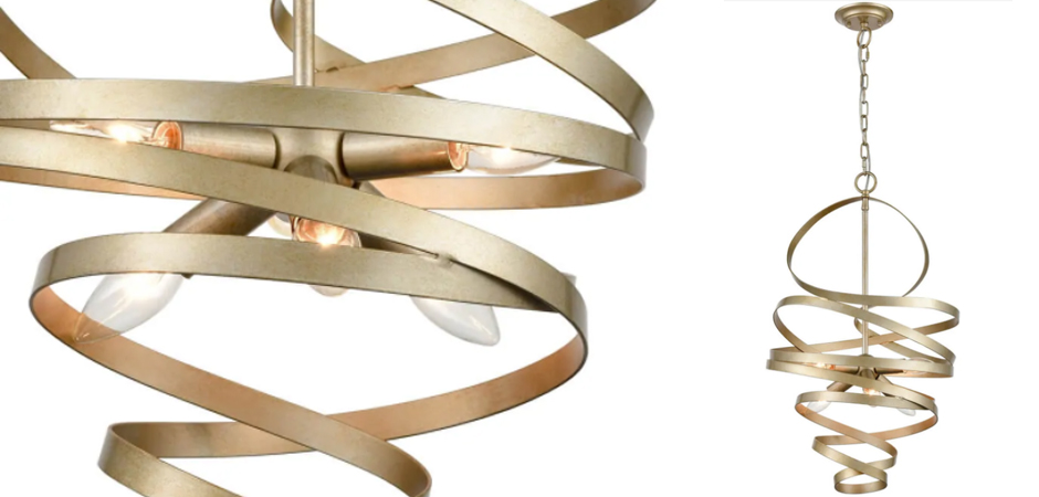Люстра Metal Curly Ribbon Люстра Metal Curly Ribbon - Loft-Concept в Брянске