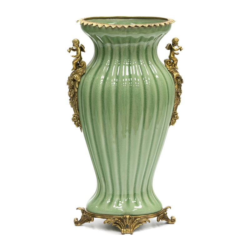 Ваза Bronze Angel Vase green Бронза Зеленый Ваза Bronze Angel Vase green Бронза Зеленый в Брянске | Loft Concept