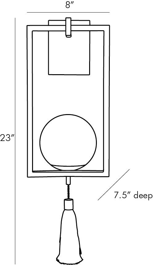 Бра Arteriors TRAPEZE SCONCE Gold в Брянске