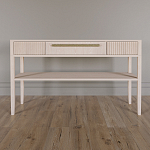 Дизайнерская Консоль с полкой и ящиком Primo Светлый дуб варинант исполнения - 1 | Loft Concept в Брянске