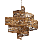 Люстра фактурная в виде спирали Enveloping Art варинант исполнения - 1 | Loft Concept в Брянске