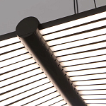 Люстра в виде распахнутых крыльев из тонких металлических планок Flight of Freedom варинант исполнения - 11 | Loft Concept в Брянске