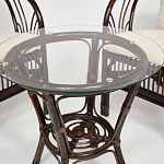 Комплект уличной мебели из ротанга Serenity Dark Brown варинант исполнения - 4 | Loft Concept в Брянске