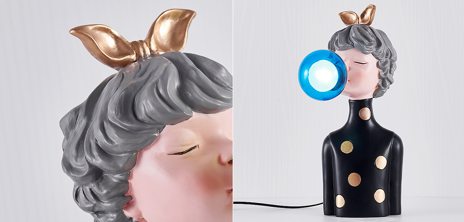 Настольная лампа Bubble Gum Table Lamp blue Настольная лампа Bubble Gum Table Lamp blue - Loft-Concept в Брянске