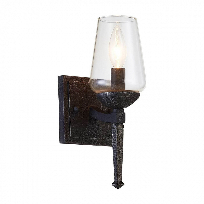 Бра Badoer Loft Sconces Черный Прозрачный Бра Badoer Loft Sconces Черный Прозрачный в Брянске | Loft Concept