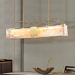 Люстра прямоугольная из фактурного стекла Chandelier Beam варинант исполнения - 6 | Loft Concept в Брянске