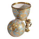 Шкатулка на величественных львах из фарфора с бронзовыми элементами Eden Garden варинант исполнения - 2 | Loft Concept в Брянске