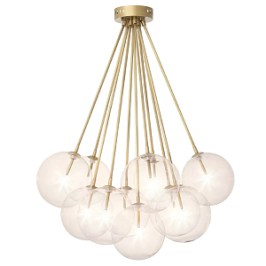 Люстра Eichholtz Ceiling Lamp Molecule Brass