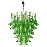 Люстра из семи ярусов зеленого стекла Independence варинант исполнения - 1 | Loft Concept в Брянске