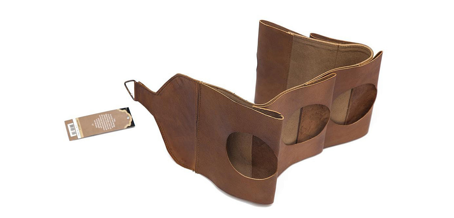 Бутылочница из кожи буйвола - Loft-Concept в Брянске