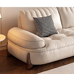 Диван кожаный с каркасом из массива дерева Furniture Medieval варинант исполнения - 3 | Loft Concept в Брянске