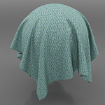 Мебельная ткань Шенилл бирюзовый цвет 142 см T4-61 варинант исполнения - 12 | Loft Concept в Брянске