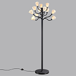 Торшер с плафонами из белых фарфоровых цветов на изогнутых ветвях Floralis варинант исполнения - 4 | Loft Concept в Брянске