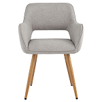 Стул в рогожке серого цвета NEASAN STOOL варинант исполнения - 2 | Loft Concept в Брянске