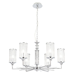 Люстра с 6-ю цилиндрическими стеклянными плафонами Jeanette варинант исполнения - 6 | Loft Concept в Брянске