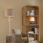 Настольная лампа с фигурным узором и трапециевидным абажуром Сonundrum варинант исполнения - 5 | Loft Concept в Брянске