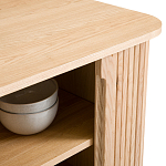 Длинный низкий буфет с 2-мя раздвижными дверцами Toinette Light Cupboard варинант исполнения - 13 | Loft Concept в Брянске