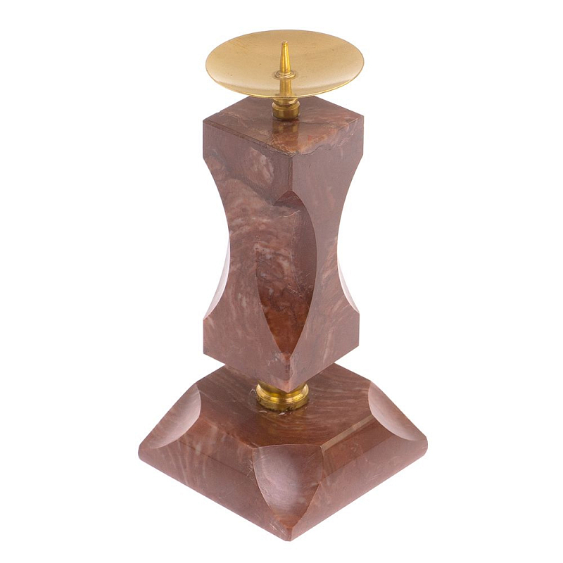 Подсвечник фигурный из натурального камня лемезит Stone Candlestick Лемезит Золотой Подсвечник фигурный из натурального камня лемезит Stone Candlestick Лемезит Золотой в Брянске | Loft Concept