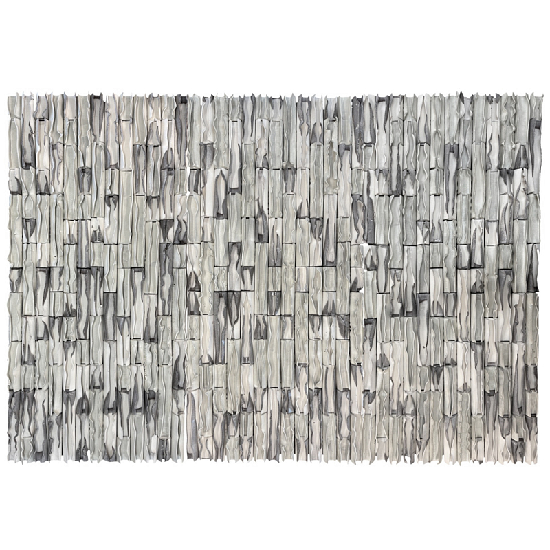 Объемное фактурное панно Metropolis in shades of grey Серый бетон в Брянске | Loft Concept 